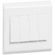 617007 Single pole switch Belanko - 4 gang - 2-way - 10 AX 250 V~ - large rocker