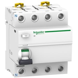 Schneider Electric A9R71463 Acti 9 iID - RCCB - 4P - 63A - 30mA - type AC
