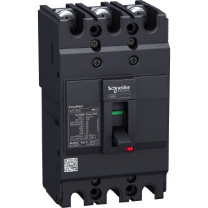 circuit breaker Easypact EZC100N - TMD - 100 A - 3 poles 3d