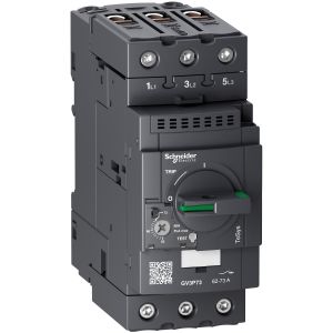 Motor circuit breaker, TeSys GV3, 3P, 62-73 A, thermal magnetic, EverLink terminals
