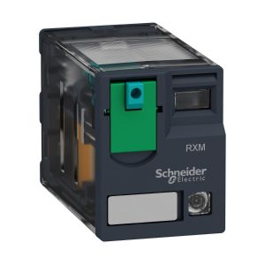 Schneider Electric RXM4AB2BD Miniature plug-in relay, 6 A, 4 CO, LED, 24 V DC