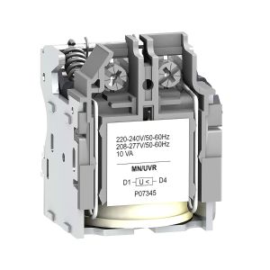 LV429410 MN undervoltage release, Compact NSX, PowerPact Multistandard, EasyPact CVS, rated voltage 24 VDC