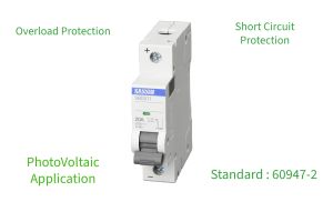 VBD511 MCB 1P 10A C Curve 6kA 125VDC