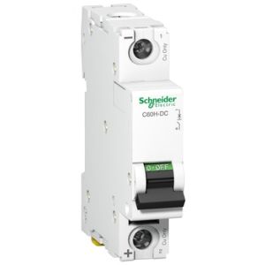 Schneider Electric Acti9 C60H-DC A9N61519 63A 1P C-Curve DC MCB 6kA